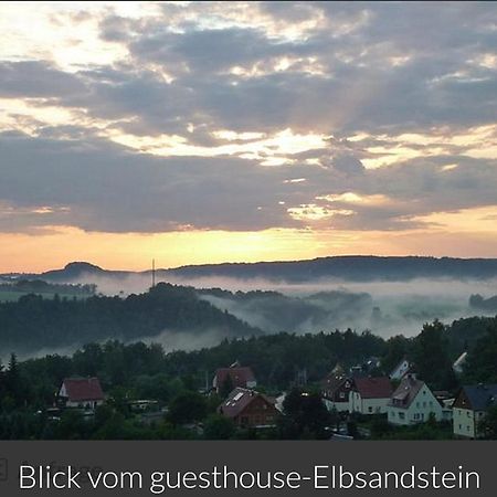 Guesthouse Elbsandstein App. Bastei Rathmannsdorf Exterior foto